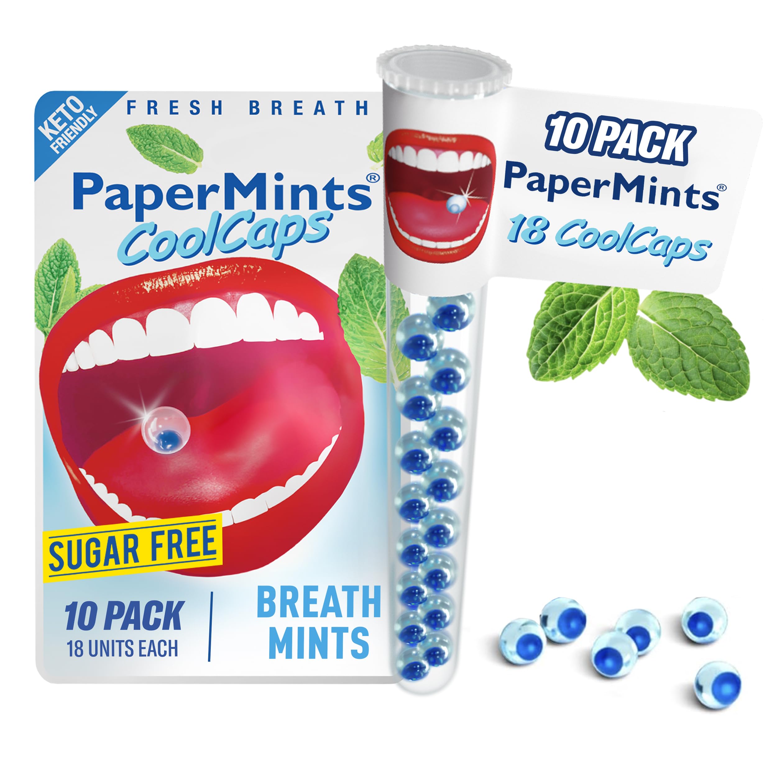 Packaging box for PaperMints CoolCaps