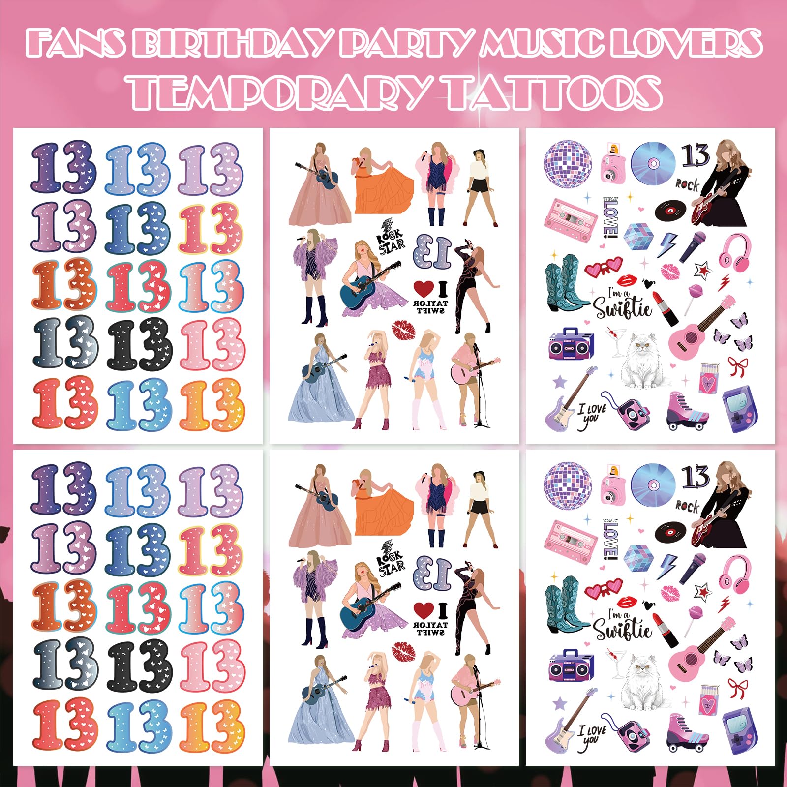 Papiailove arm wear tattoo preview demonstrates long-lasting party decor