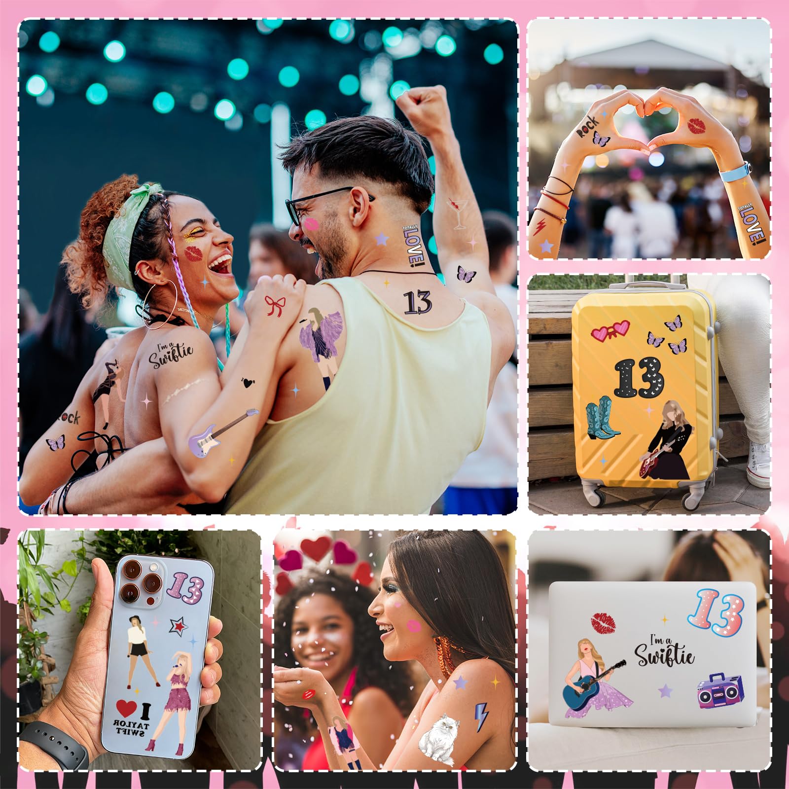 Papiailove party-favors tattoo sheet enhances gift bag appeal
