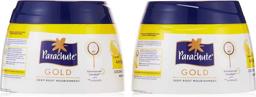 Parachute Gold anti-dandruff cream bottle front view for scalp care