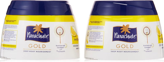 Parachute Gold anti-dandruff cream bottle front view for scalp care