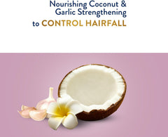 Parachute Gold coconut oil icon emphasizes moisture and shine