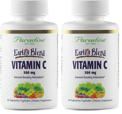 Front packaging of Paradise Herbs Earth's Blend Vitamin C Pack-2