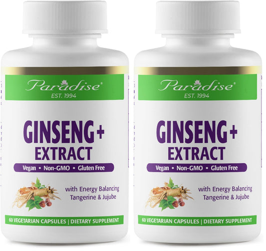 Paradise Herbs Ginseng Root Extract bottle front view