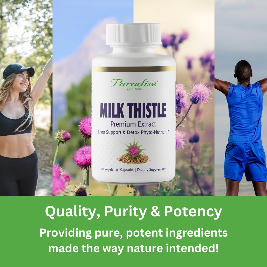 Ingredients and quality statement for Milk Thistle