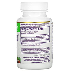 Close-up of Sambuca-Well elderberry 50:1 extract capsules
