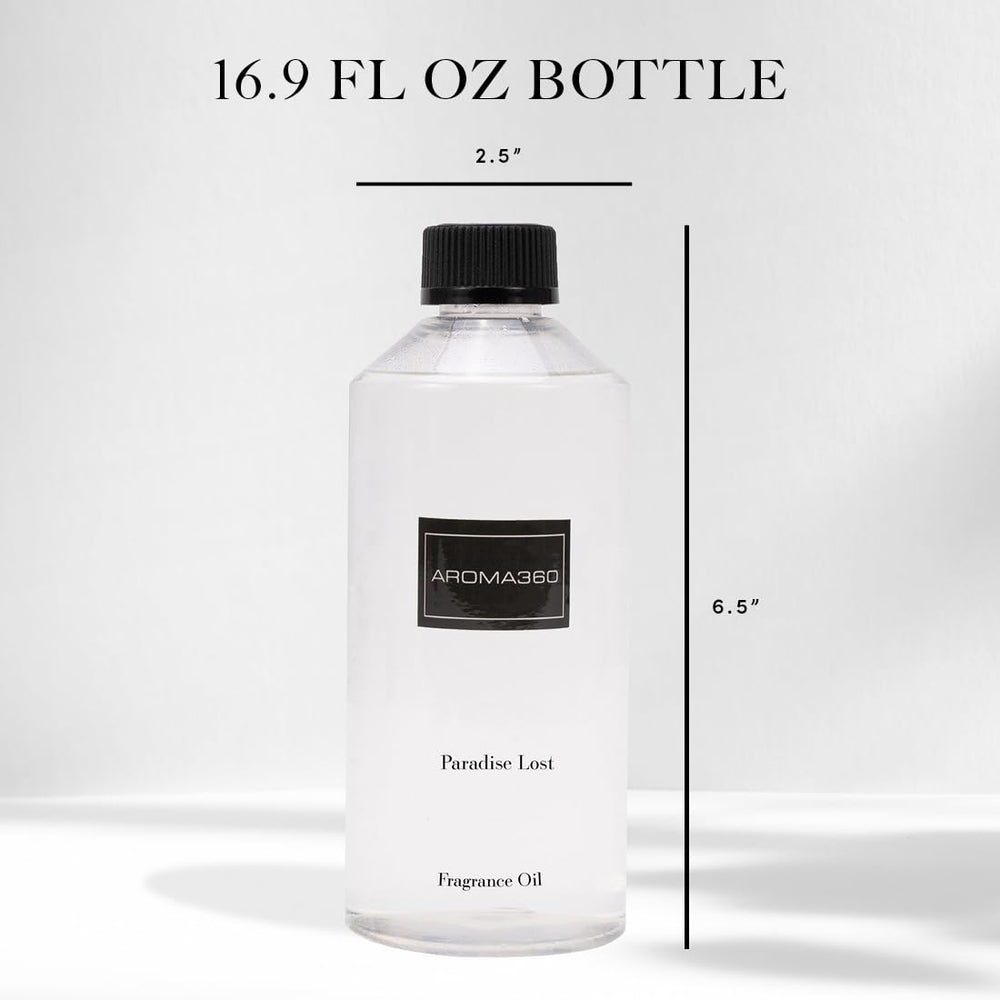 Cap close up on Paradise Lost 500mL fragrance bottle