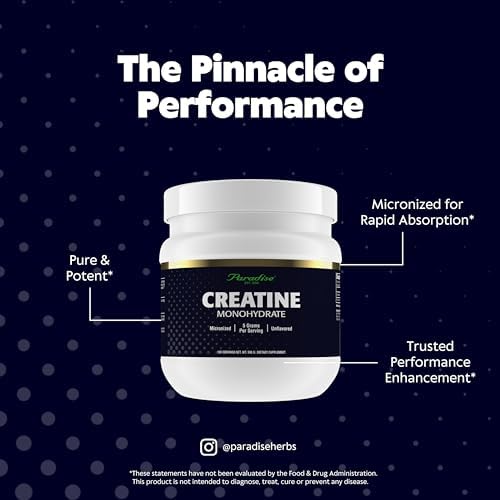 Close-up of micronized creatine powder texture