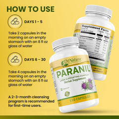 Paranil vegetarian capsules for detox