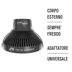 Parlux diffuser compatible with all Parlux dryers for versatile styling on the go.