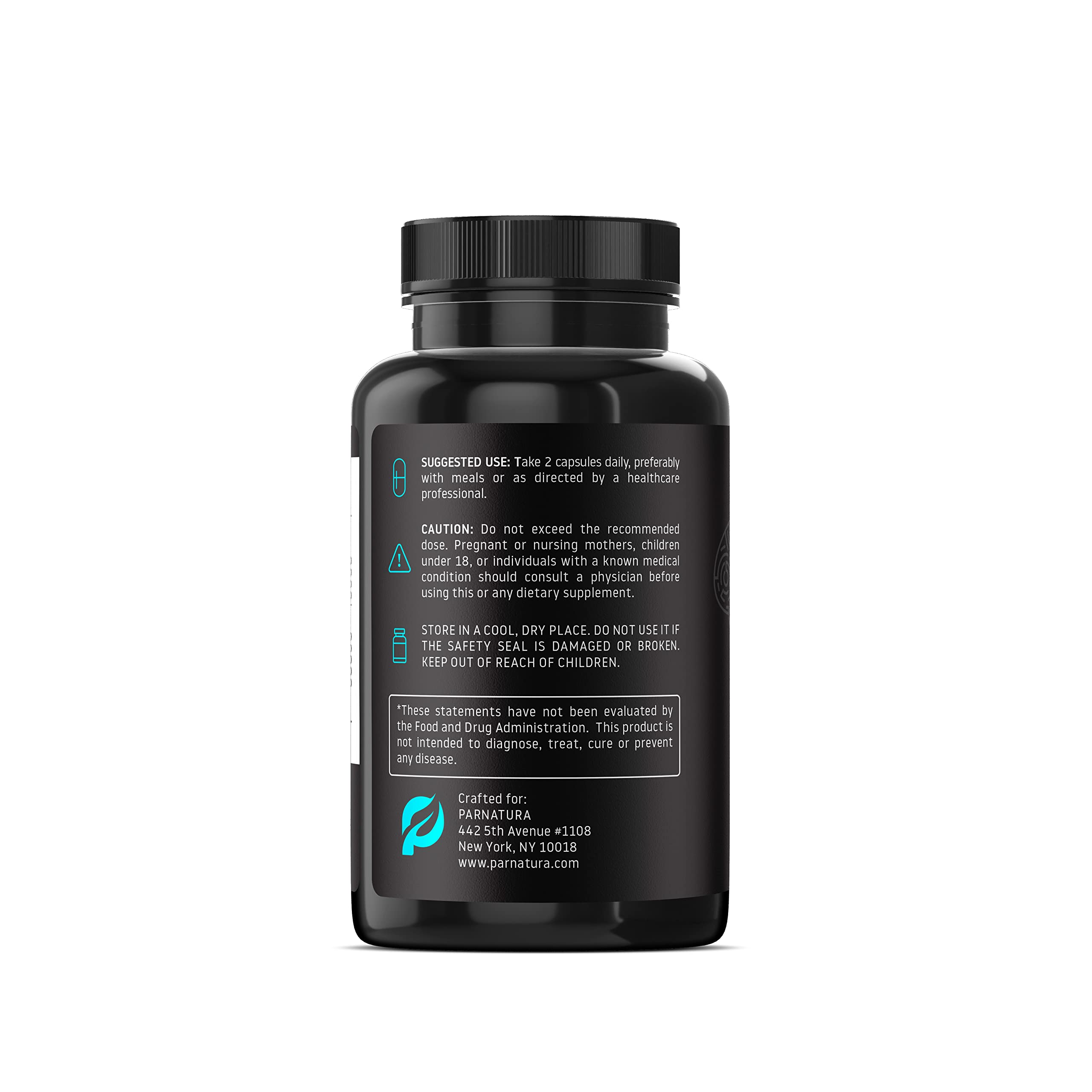 Close-up of Mind Elements bottle illustrating focus