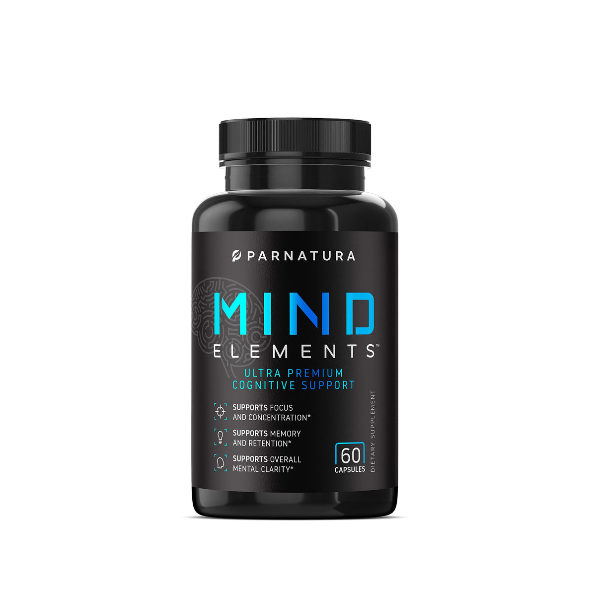 Parnatura Mind Elements Nootropic bottle – hero image