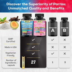 Vitamins and herbal ingredients including Ashwagandha and L-Theanine