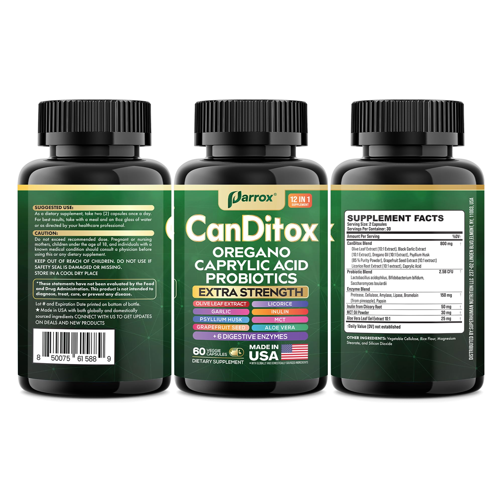 Grapefruit seed extract and MCT oil powder in capsule