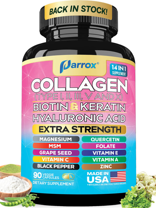 Hero shot of Parrox Collagen Capsules