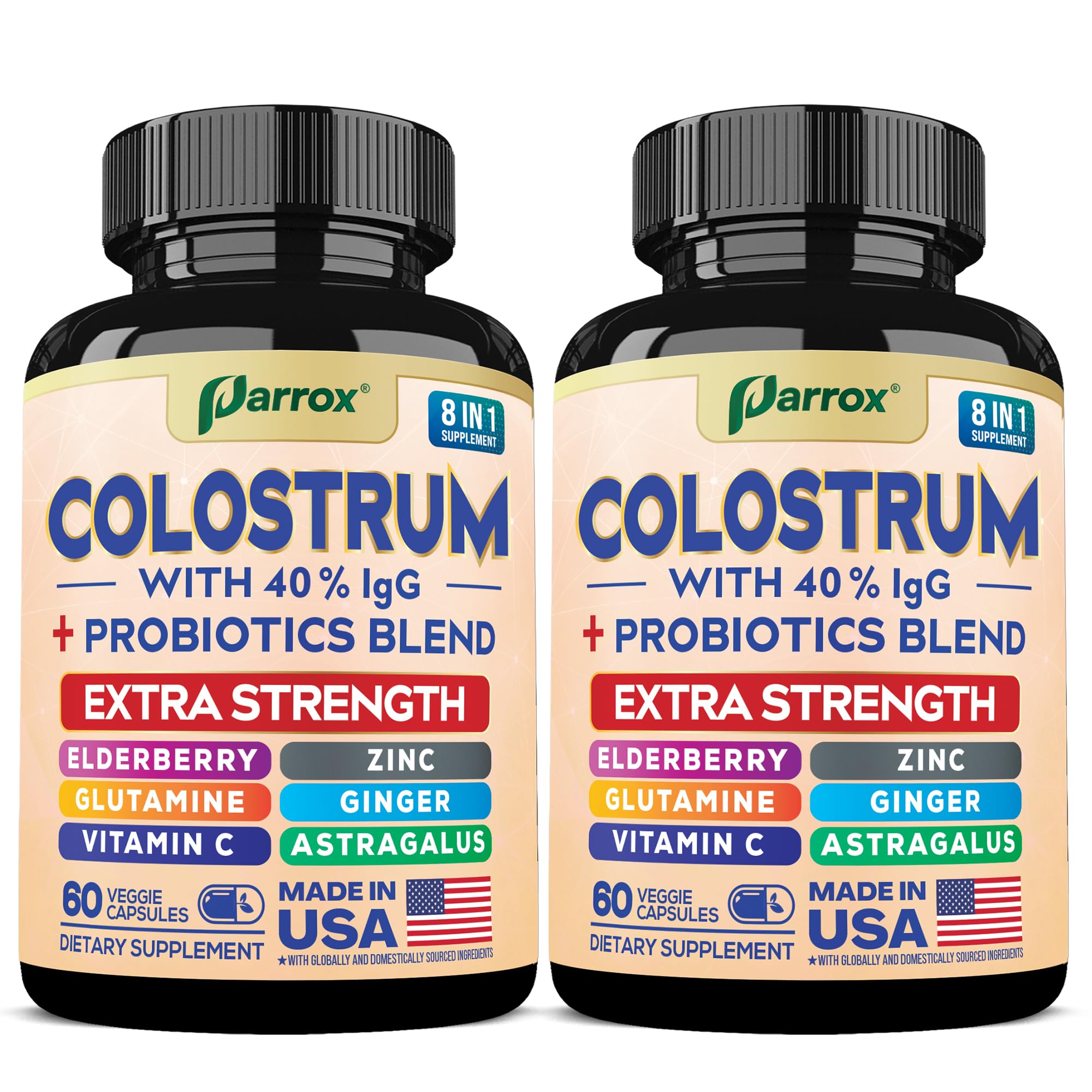 Parrox Colostrum Capsule bottle with 120 capsules
