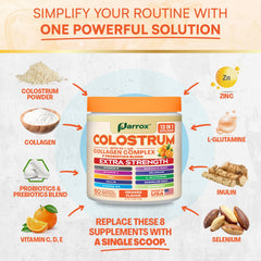 Grass-fed colostrum source and USA-made production