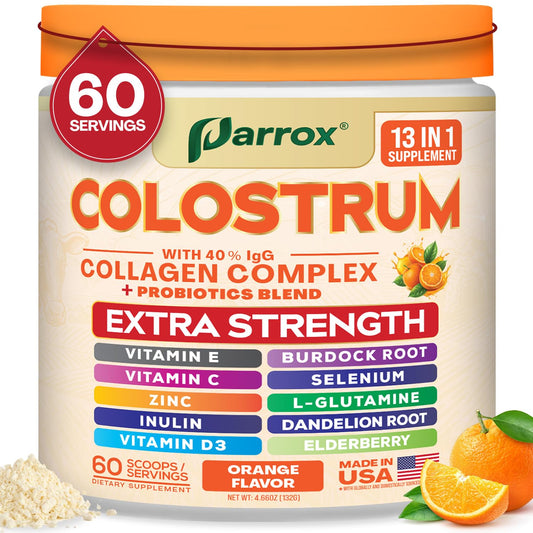 Parrox Colostrum Powder Orange flavor – 60 servings