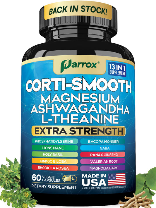 Parrox Corti-Smooth bottle with 60 capsules