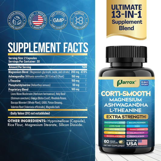 Close-up of Parrox Corti-Smooth capsules