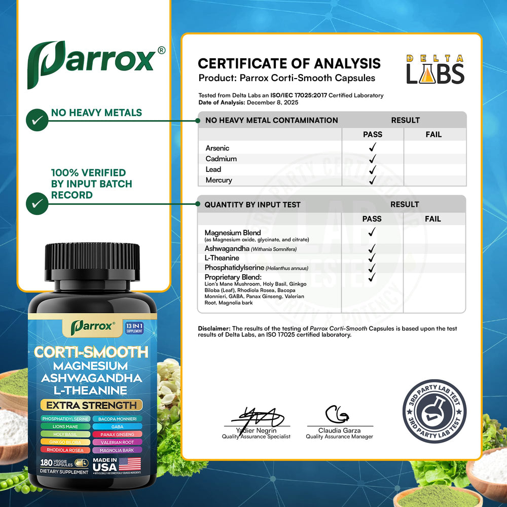 Parrox Corti-Smooth brand packaging shown with a relaxed morning routine.