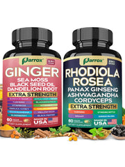 Parrox Dynamic Duo Ginger formula bottle