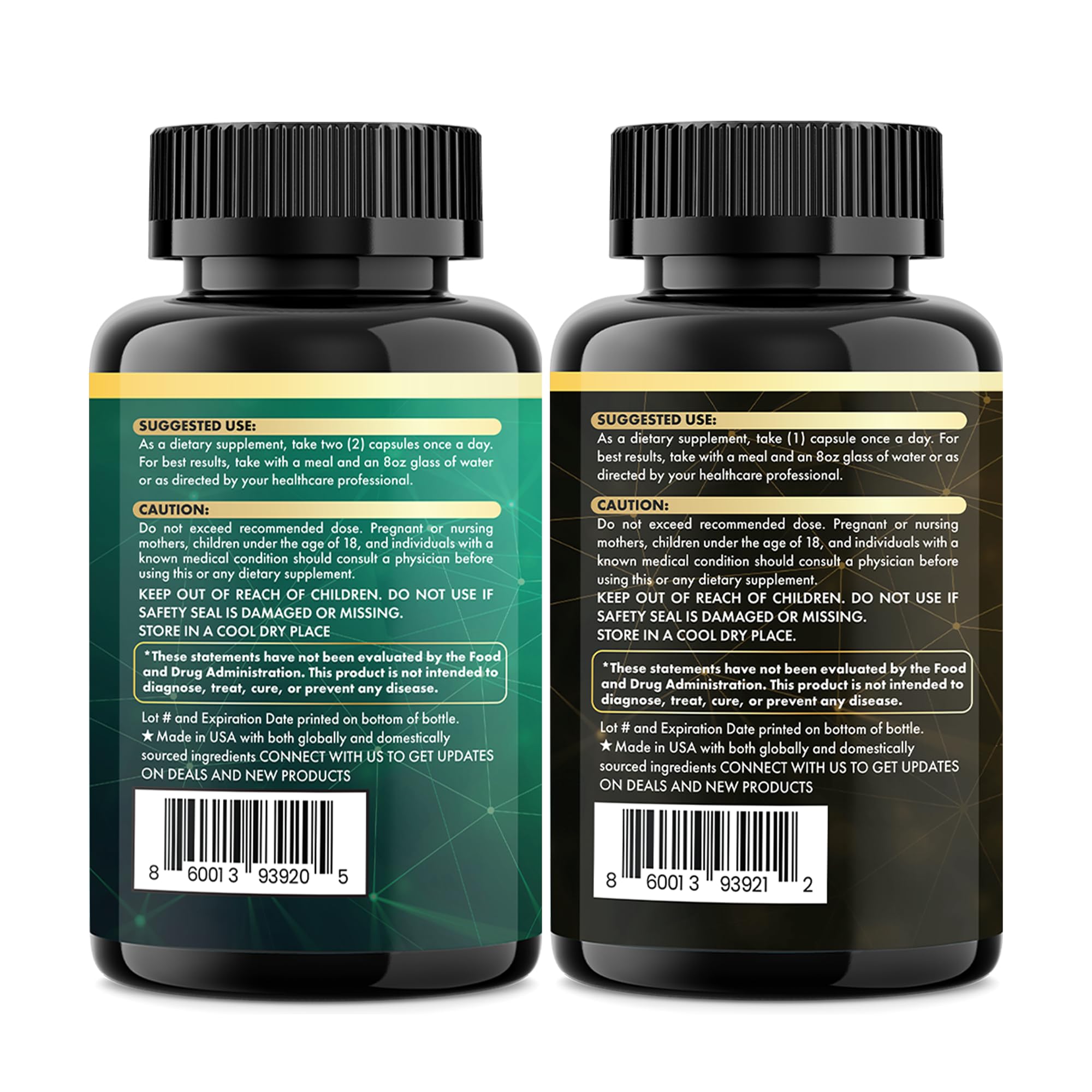 Turmeric capsules from the Dynamic Vitality Bundle