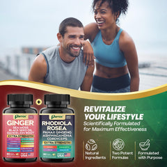 Ginger formula capsules (60) in bottle