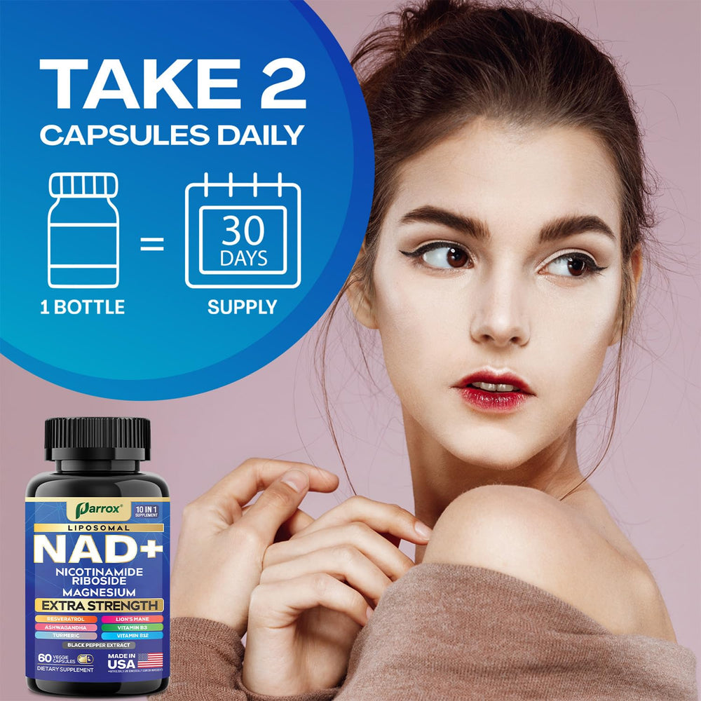 Health and energy concept for Parrox NAD+ supplement