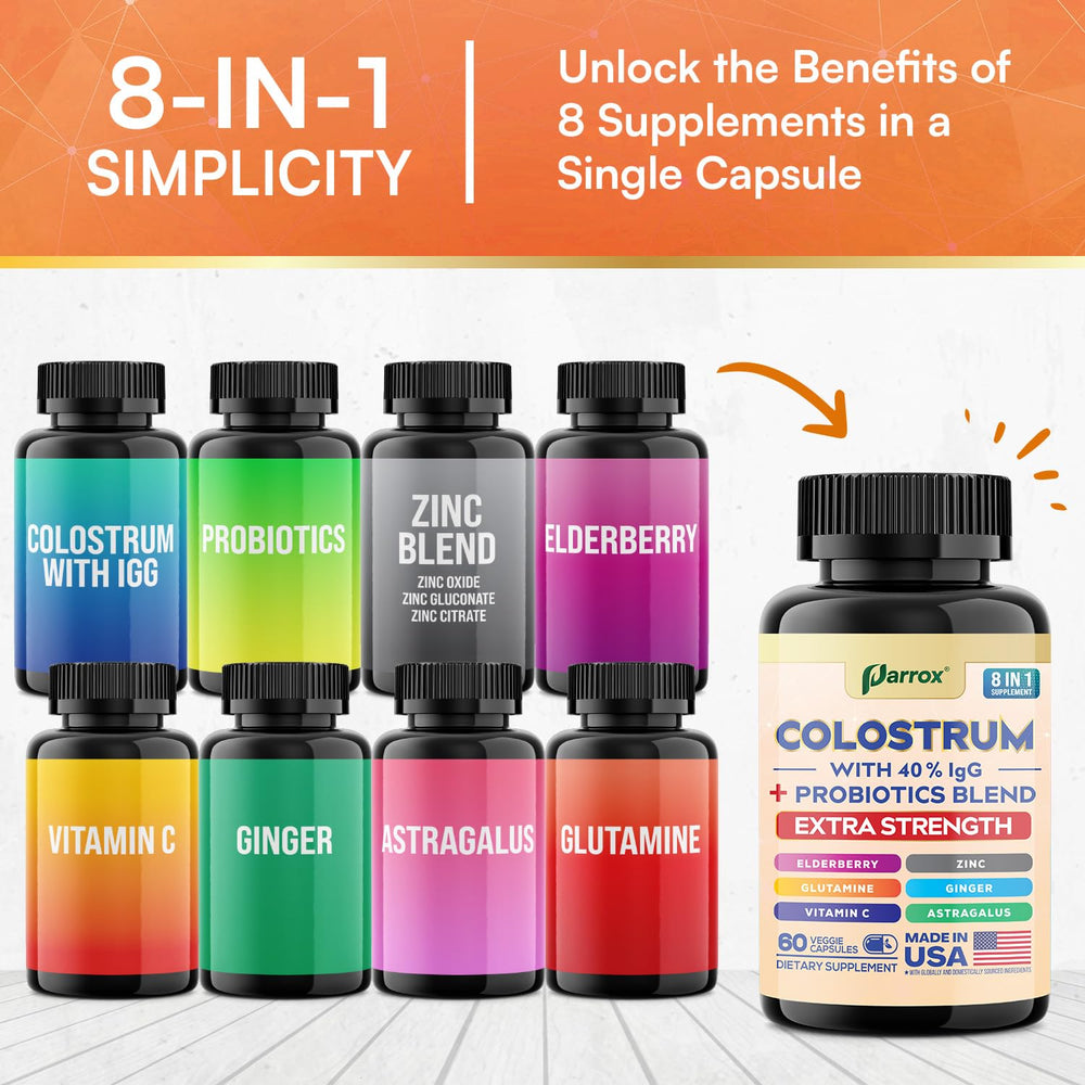 Graphic of Parrox probiotic blend in formula