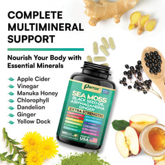 Parrox Sea Moss with Vitamin D3 and Vitamin C