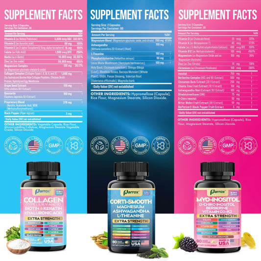 Three targeted blends included in Parrox She Shines Set