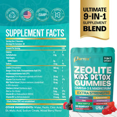 Parrox Zeolite Kids Gummies packaging box