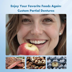 Illustration showing customization options for tooth gaps