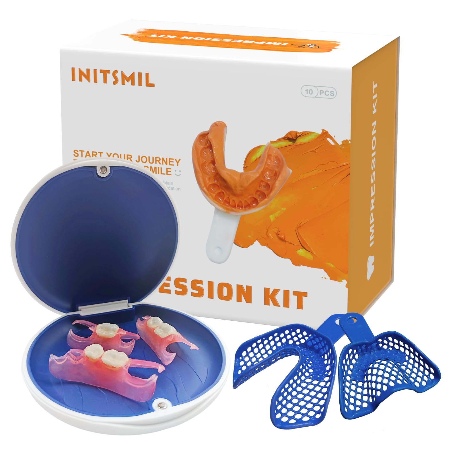 DIY home impression kit for partial dentures