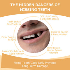 Lightweight and durable replacement teeth