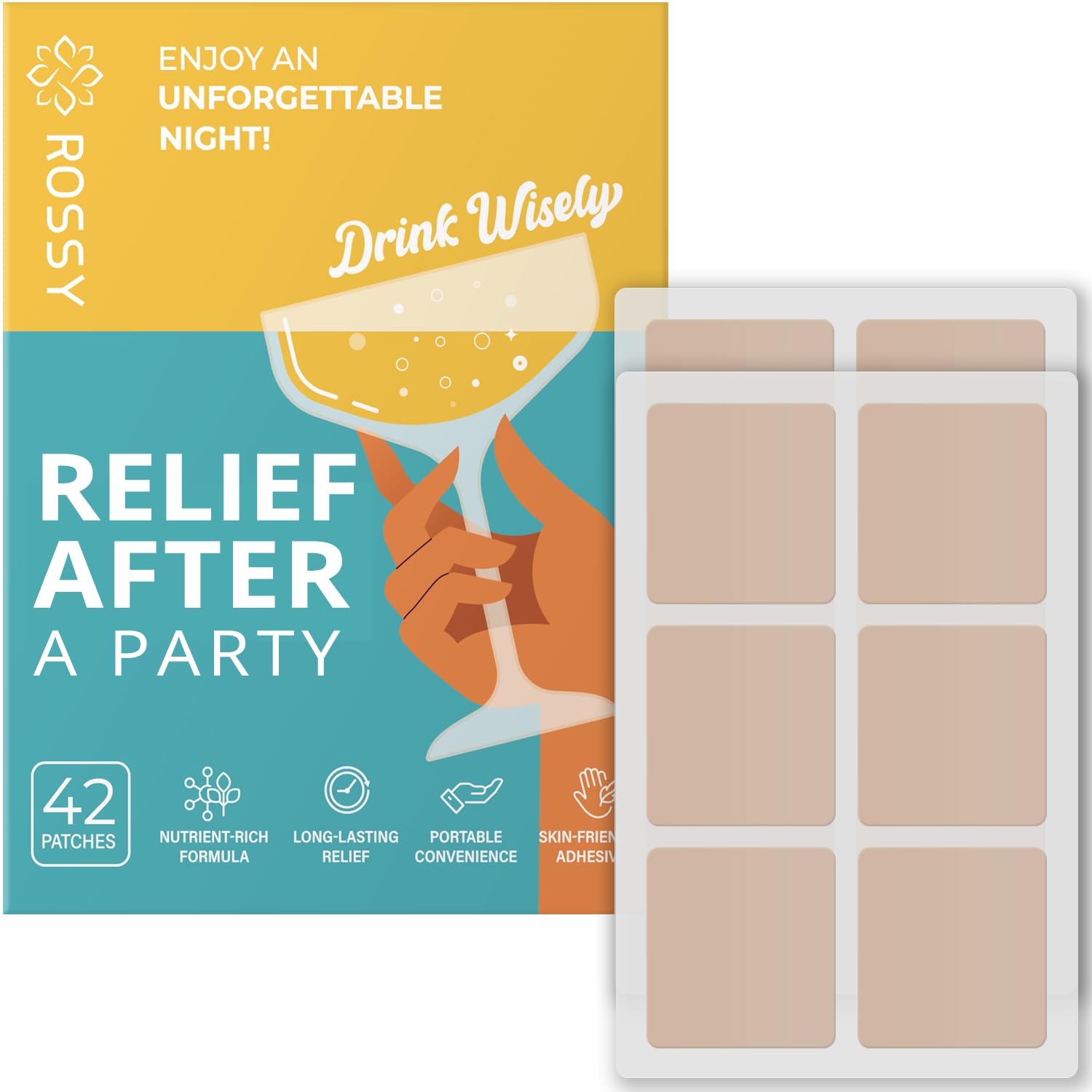 Party Recovery Patch packaging box