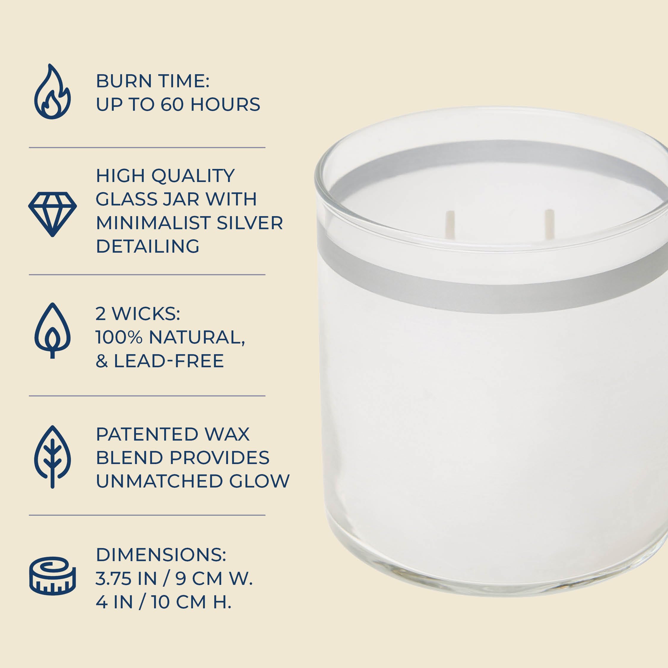 partylite glolite fig fatale natural wax and lead-free wicks ensure clean burning