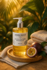 Smooth glide demonstration on skin during massage