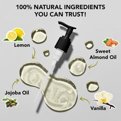 Smooth glide massage oil texture suitable for therapy