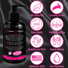 Full-body relaxation with Passion Massage Oil during a couple's massage