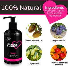 Soft and smooth skin after using Passion Massage Oil