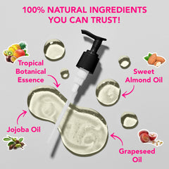 Close-up of oil texture for smooth skin