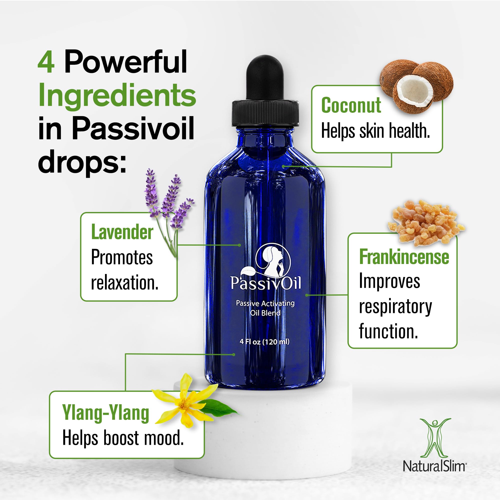 Massage application of Passivoil calming blend on skin