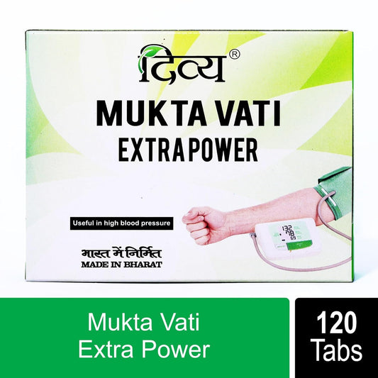 Close-up of Divya Mukta Vati herbal tablets