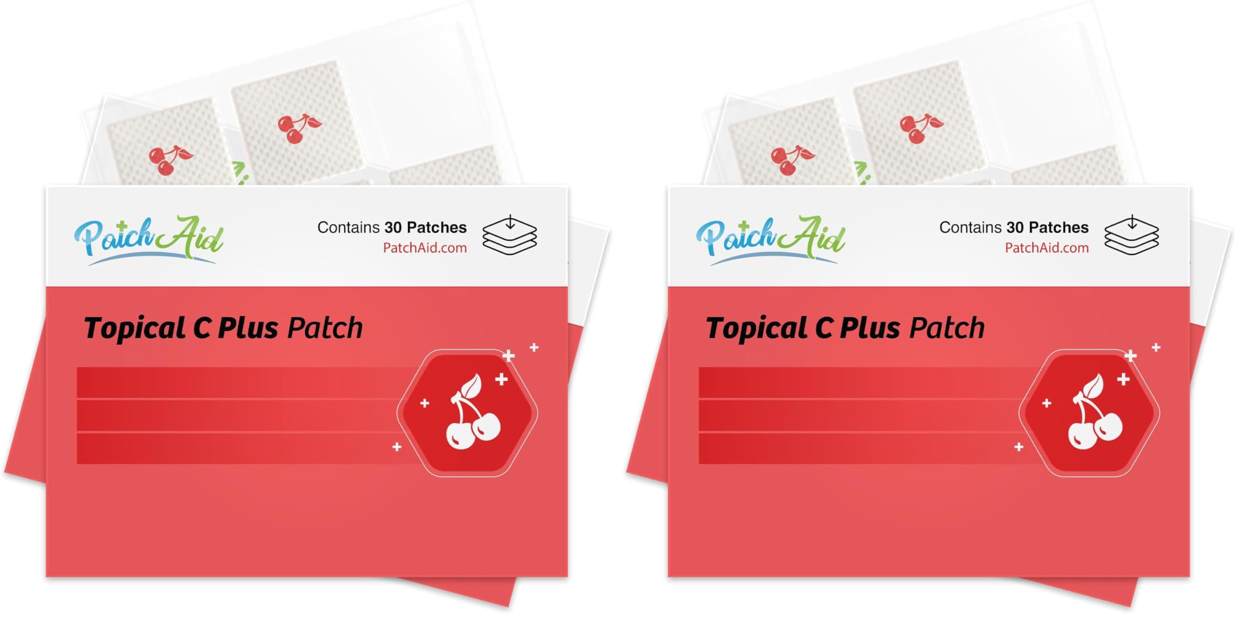 PatchAid C Plus Topical Patch packaging showing 2-count pack