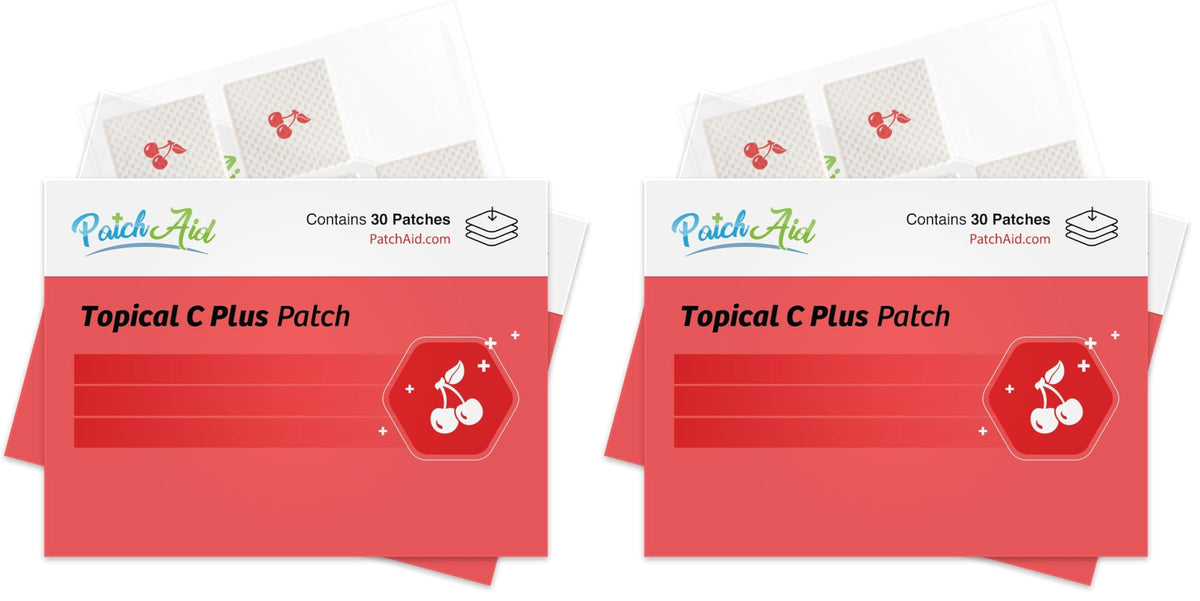 PatchAid C Plus Topical Patch packaging showing 2-count pack