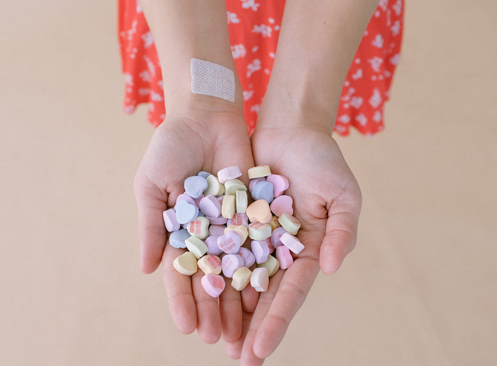 Lifestyle shot of PatchMD Biotin Plus Patches in use