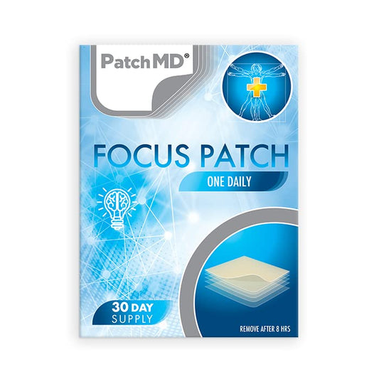 PatchMD Focus Patch topical patch packaging