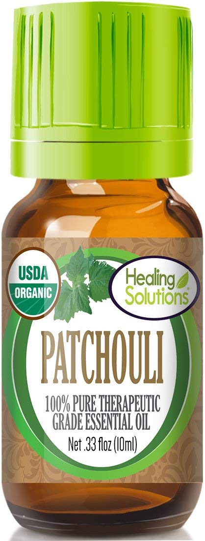 Organic USDA certified Patchouli Essential Oil 0.33 oz bottle